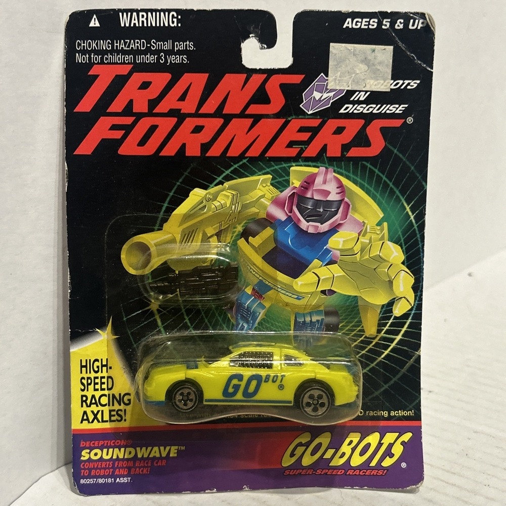 G2 TRANSFORMERS GO-BOTS SOUNDWAVE 1994 HASBRO SEALED